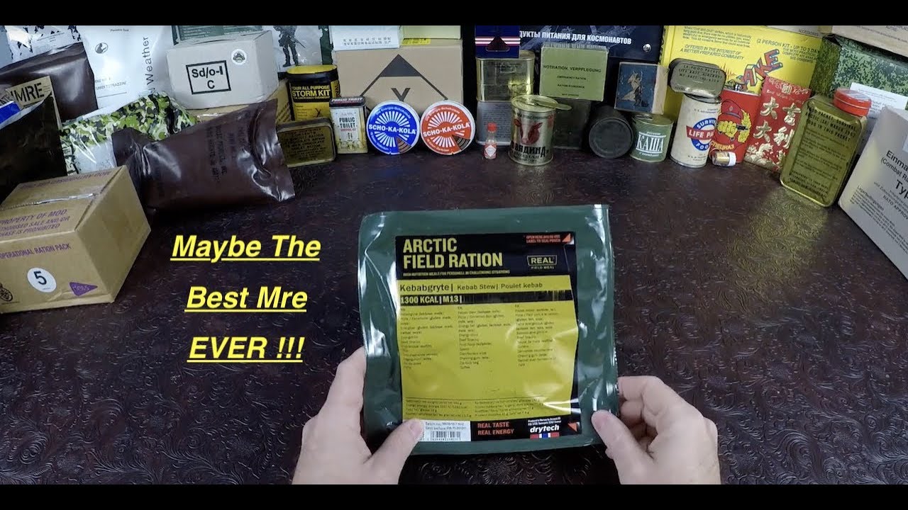 MRE Review Norwegian Arctic Field Ration Review Kebab Stew