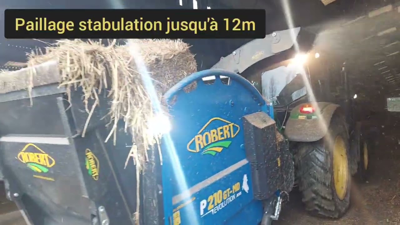 Pailleuse portée à broyeur Robert P210 GT MD AVICOLE et BOVIN
