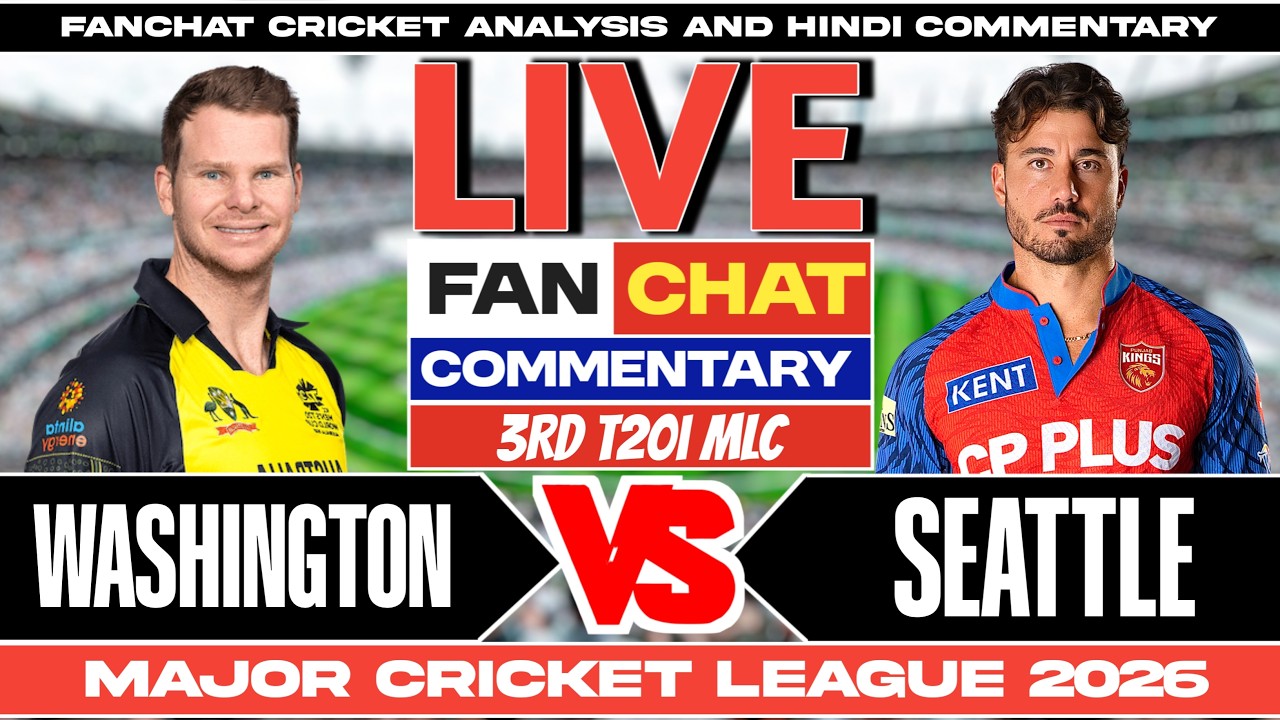 Seattle Orcas vs Washington Freedom | 3rd T20 MLC2026 | Live Cricket Commentary | Live Fanchat