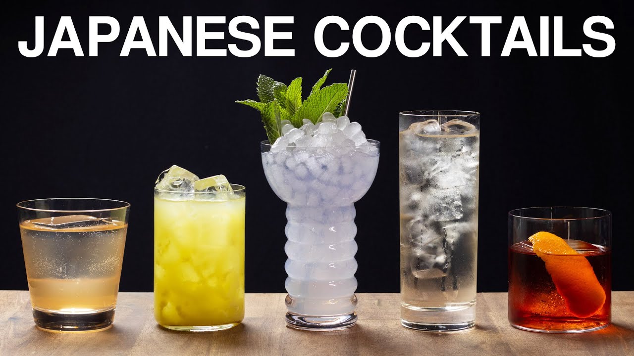 Japanese Cocktails Simplified - 5 Easy Recipes
