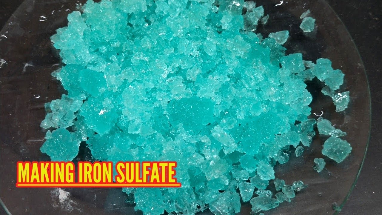 Making iron sulfate/iron sulfate FeS04