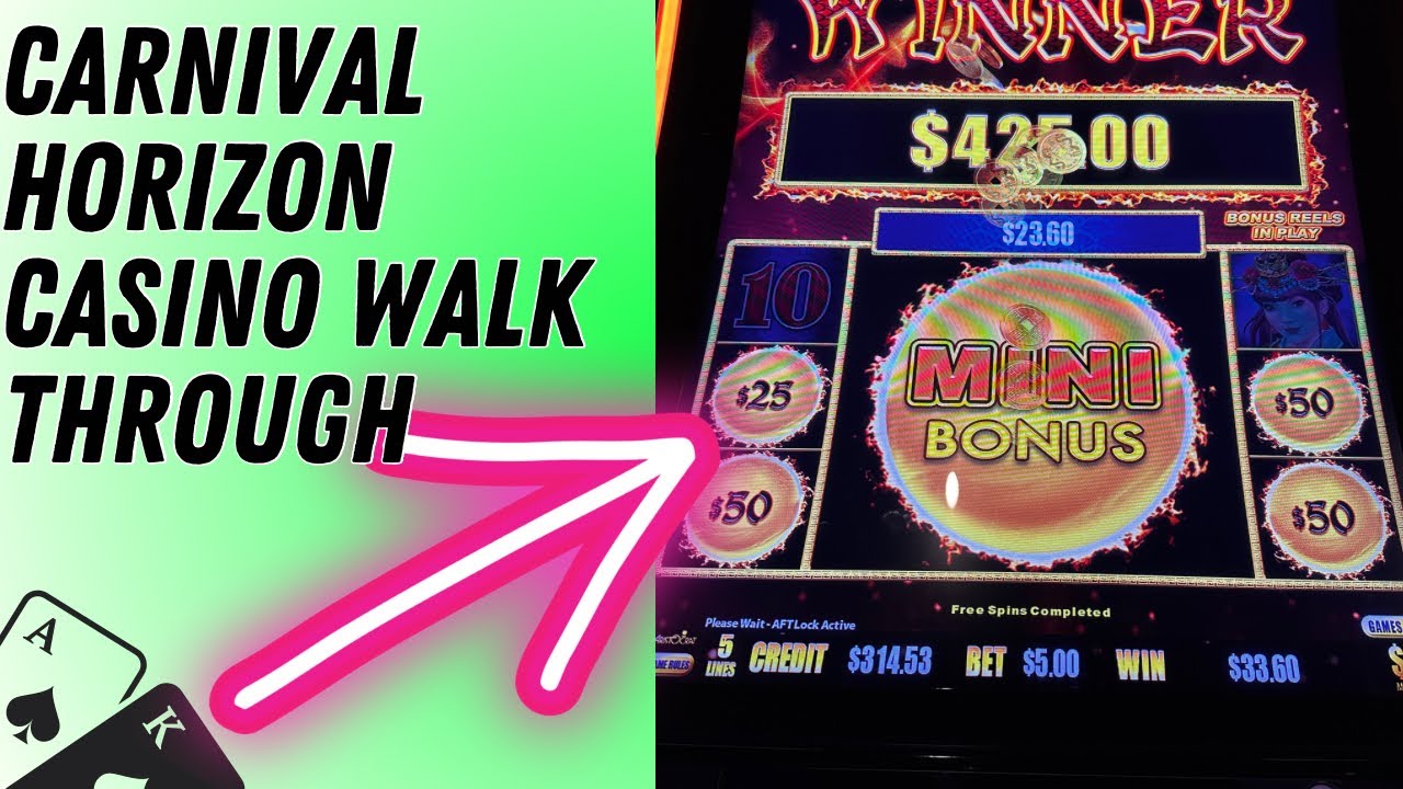 Carnival Horizon Casino Tour