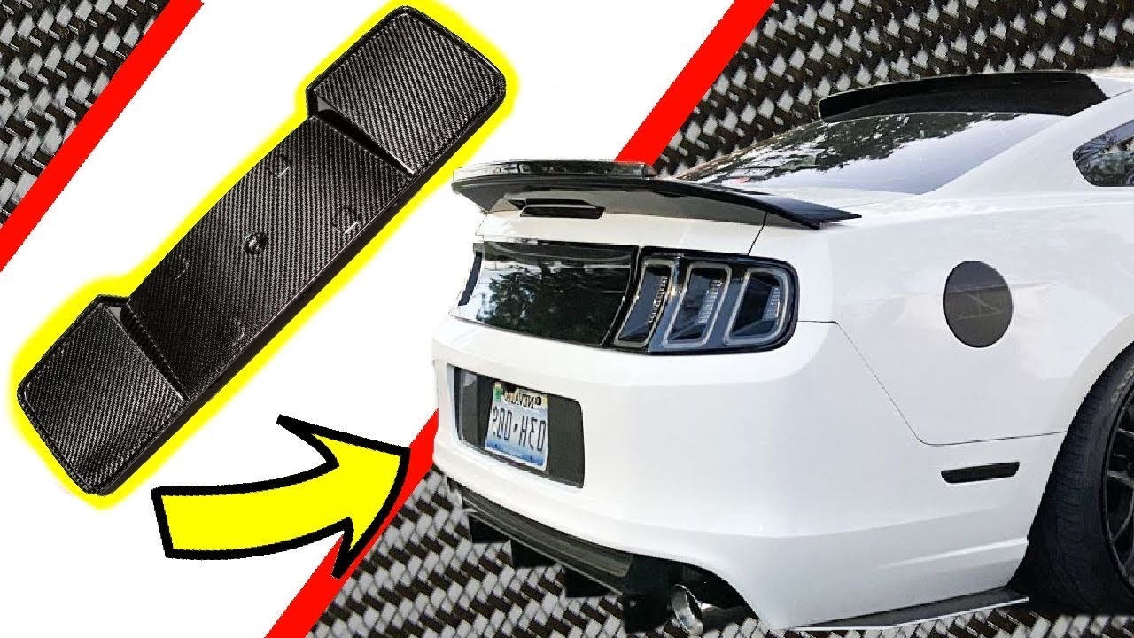 Carbon Fiber License Plate INSTALL/REVIEW