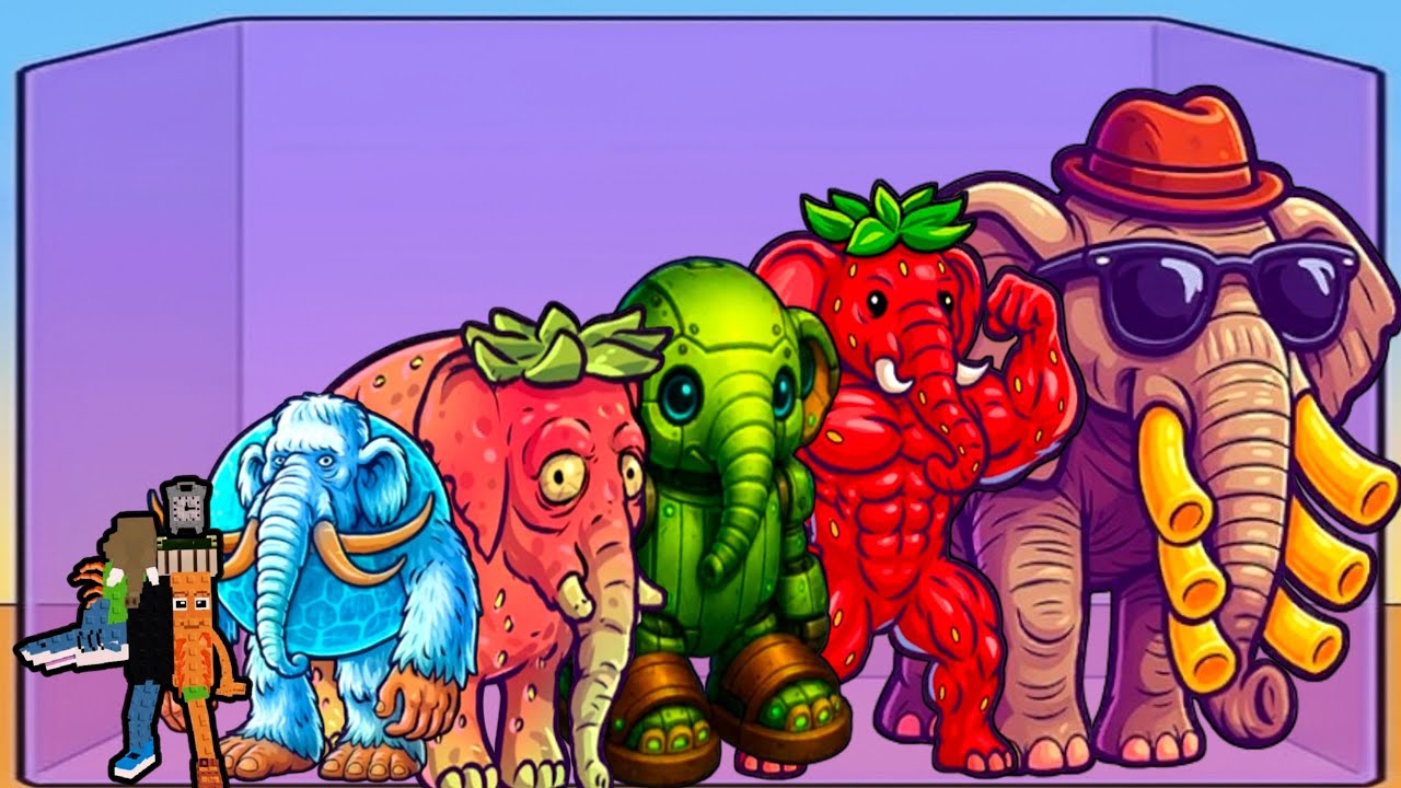 Merge Fellas ELEPHANT ARMY BRAINROT | BOSS vs BOSS Full Gameplay
