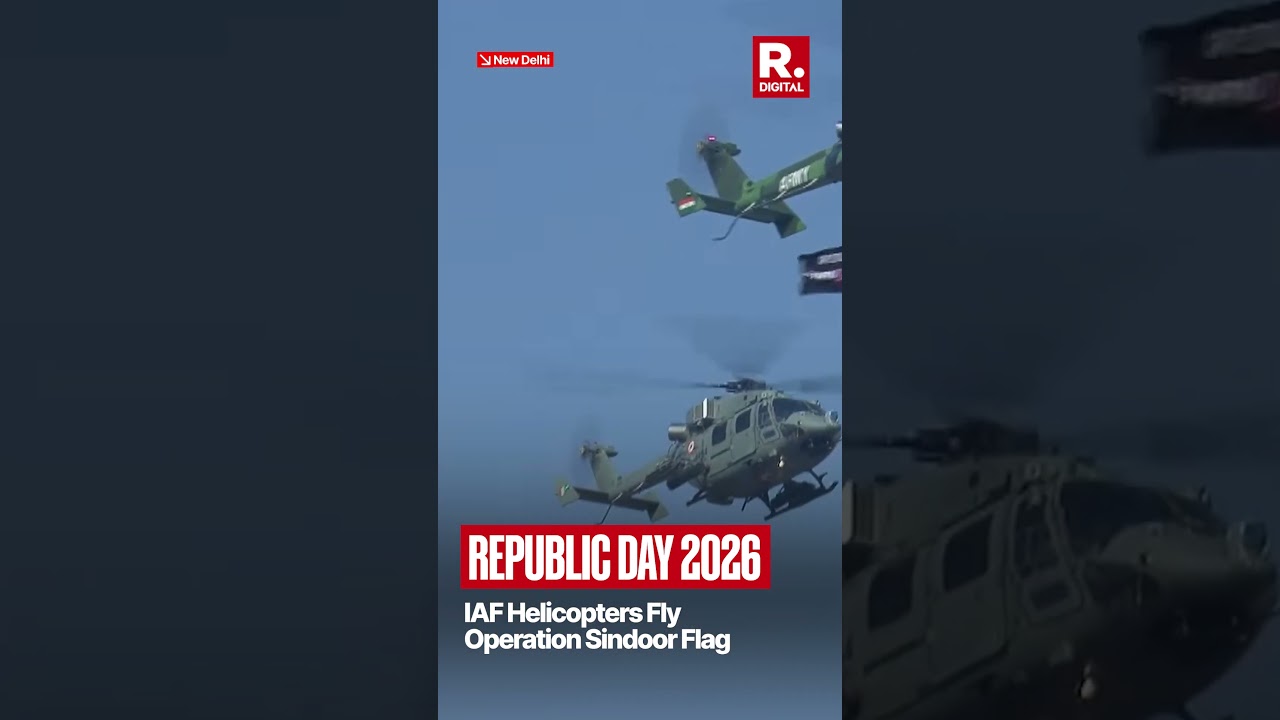 IAF Helicopters Fly Operation Sindoor Flag