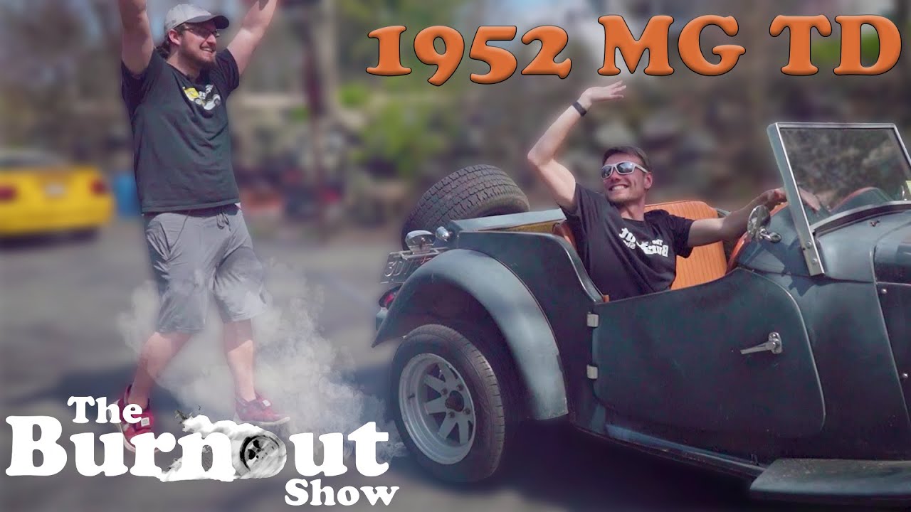 Can The MG Do A Burnout??? - 1952 MG TD Kit Car