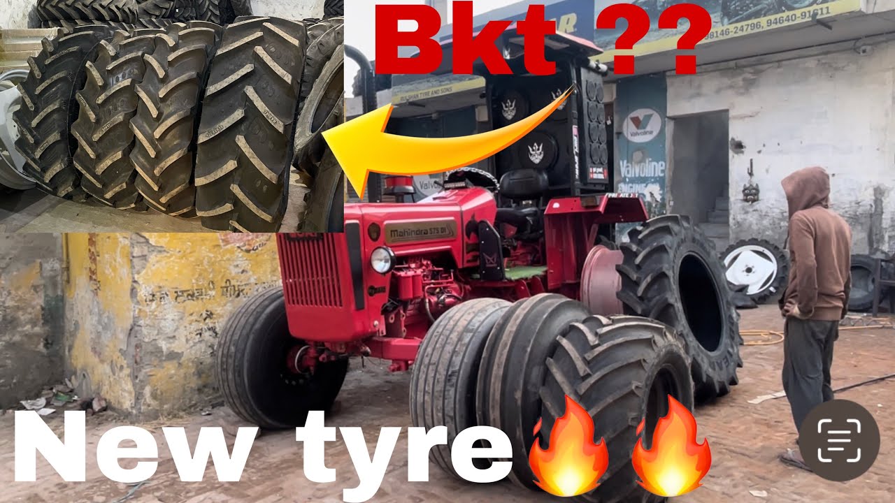 Red horse de new tyre 🔥✨// Radial tyre🔥