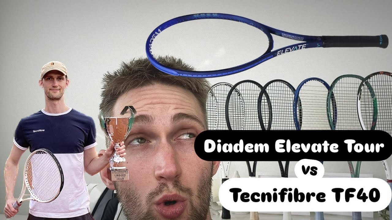 Tecnifibre TF40 315 16x19 (2022) vs Diadem Elevate Tour (tournament of racquets)