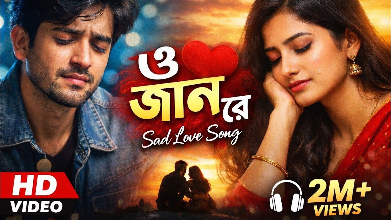 ও জান রে 💔 | Toke Koto Chai Amar Pran Re | Bangla Sad Love Song 2026 | Emotional Romantic Song