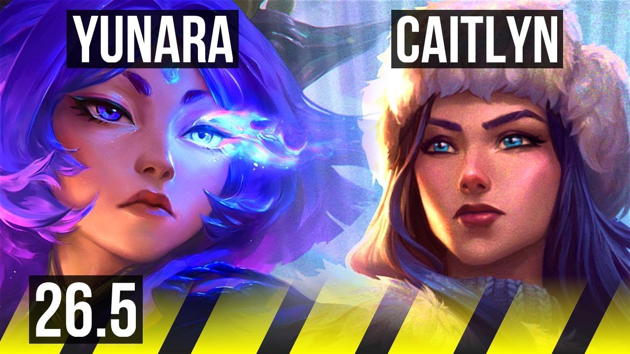 YUNARA & Lulu vs CAITLYN & Anivia (ADC) | 5k gold comeback | KR Challenger | 26.5