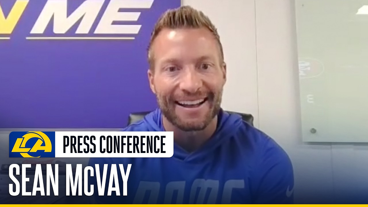 Sean McVay Talks Wide Receiver Depth, Matthew Stafford's Mentorship, Australia Travel Plans & More