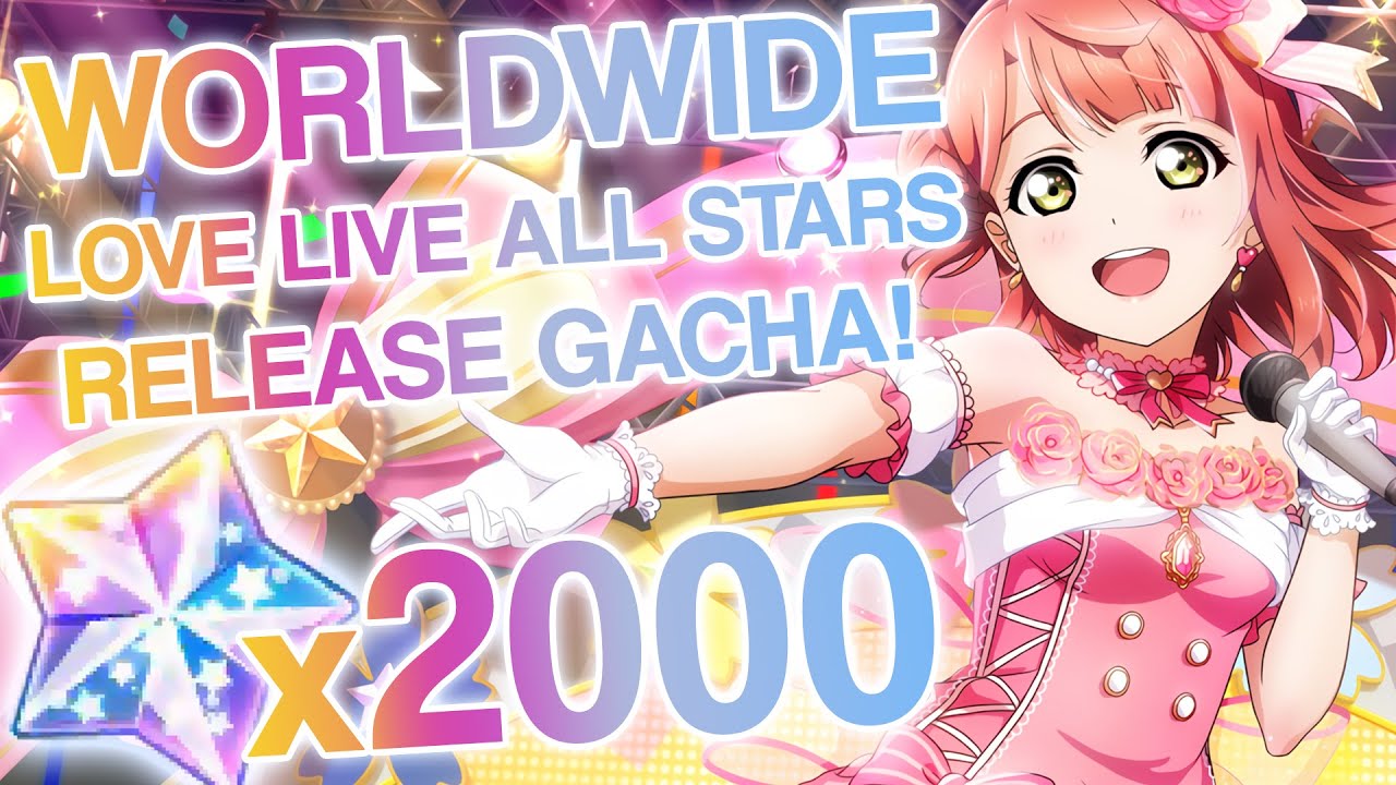 Worldwide Love Live All Stars Release! 2000 Stars! | Sponsored by BOKKSU