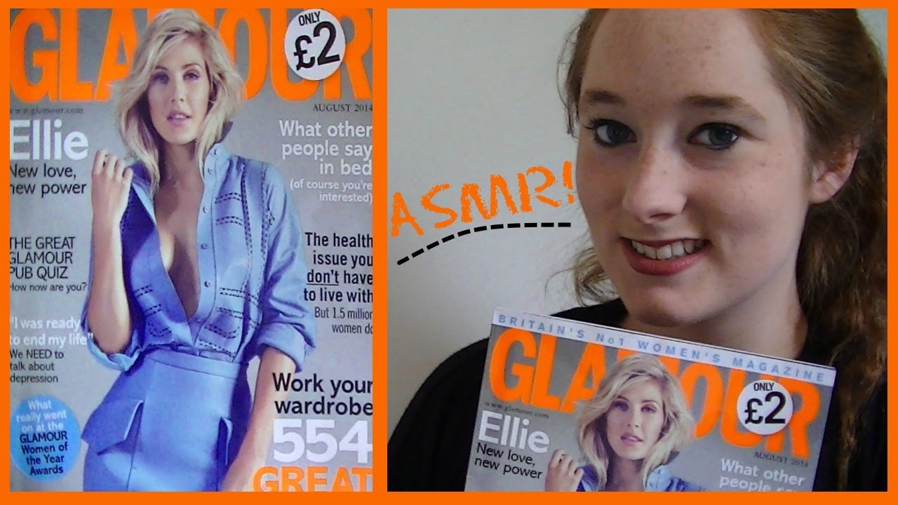ASMR Page Turning with Glamour Magazine | Soft-Spoken Scottish Accent