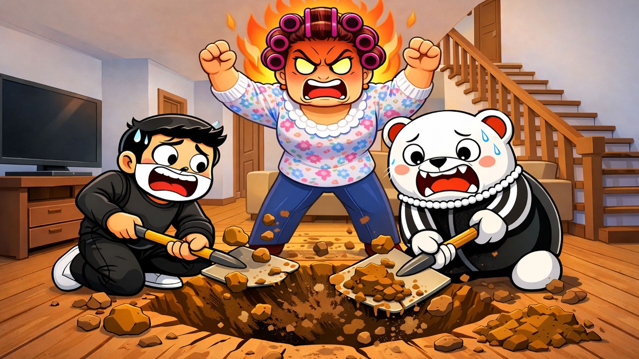 ขุดหลุมหนีออกจากบ้านคุณยาย 👵 Roblox