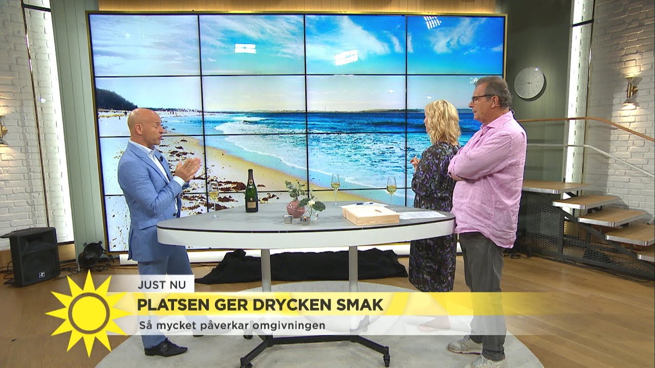 Så mycket påverkar platsen dryckens smak  - Nyhetsmorgon (TV4)