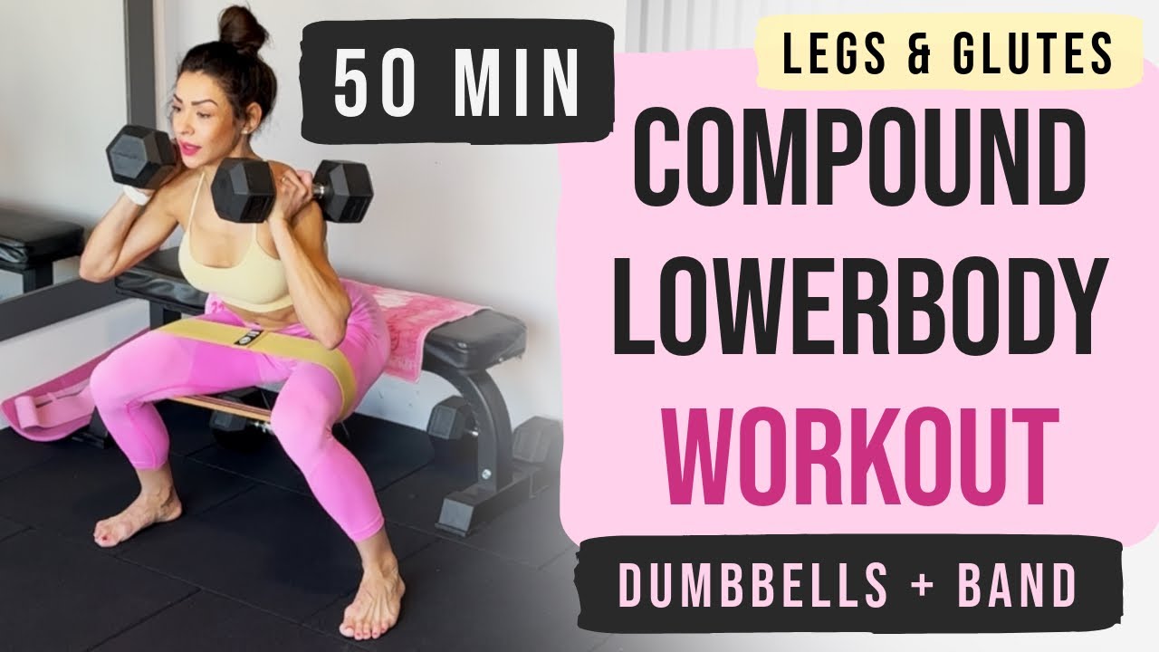 50 MIN COMPOUND LOWER BODY WORKOUT 🔥 Glutes & Legs