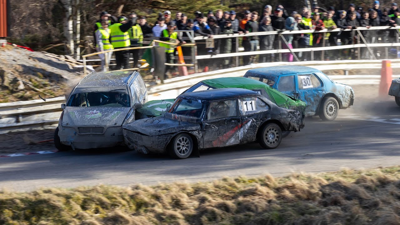 Ö-racet Folkrace Tjörn 2025 | Crash & Action