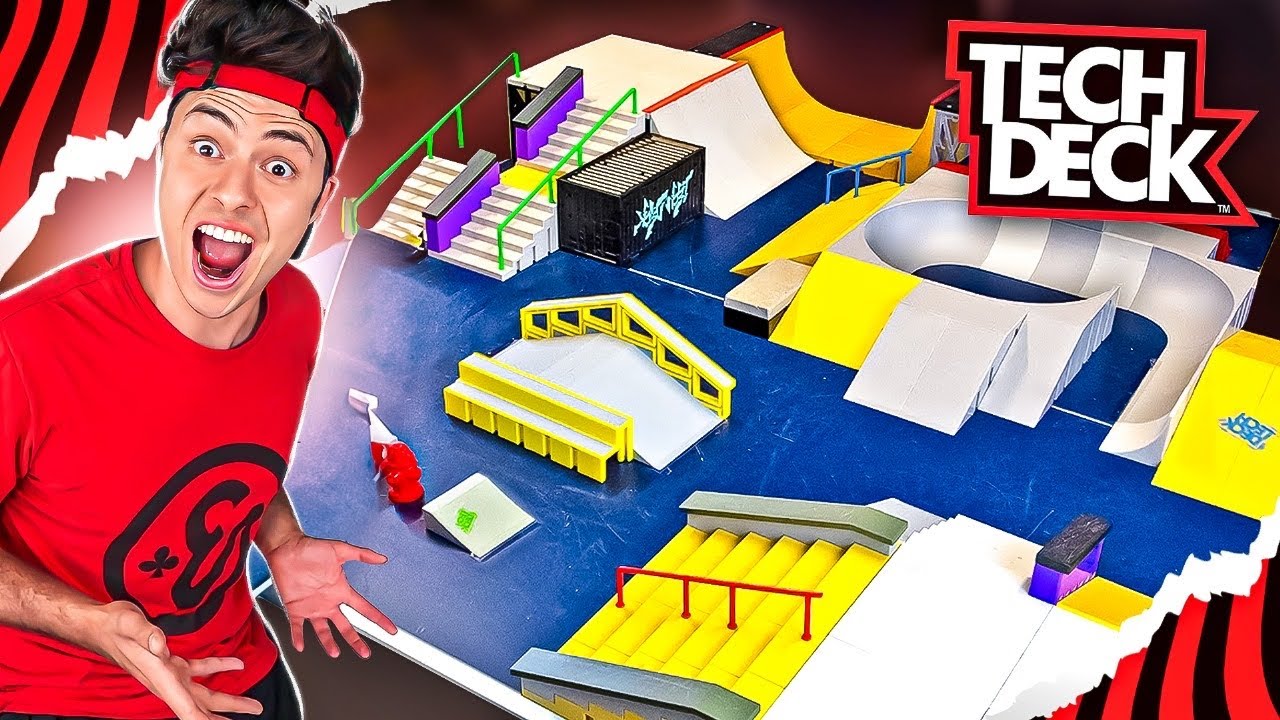 COMPREI A MAIOR PISTA DE TECH DECK DO MUNDO!