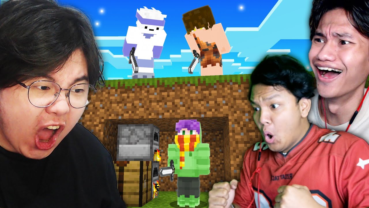 Niatnya Cobain Minecraft MANHUNT Serius, Hasilnya Malah NGAKAK