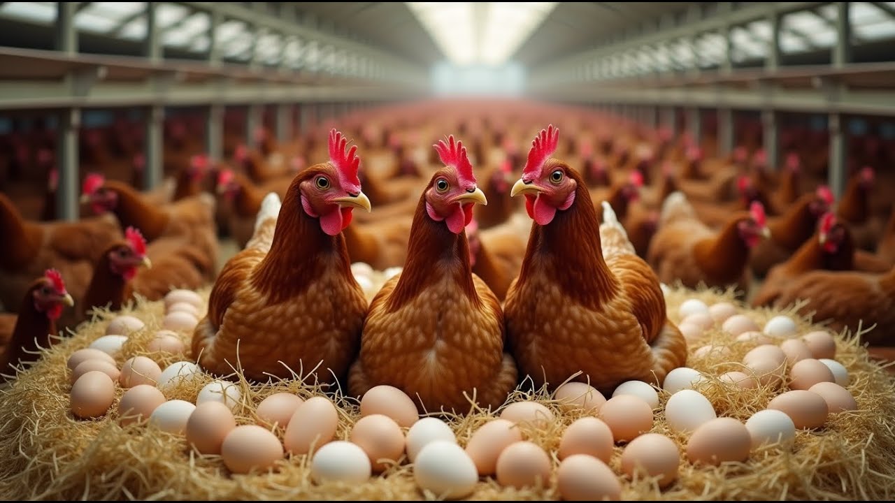 Raising chickens for egg production - Harvesting eggs - Selling chicken eggs