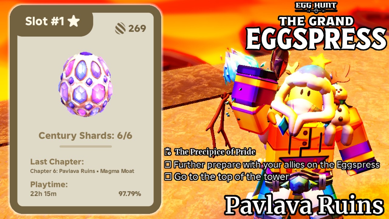 Roblox Egg Hunt 2026: The Grand Eggspress Глава 6 ВСЕ ЯЙЦА