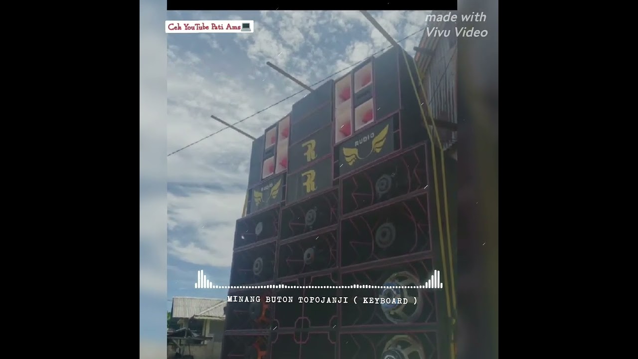 Lagu Minang Buton topojanji ( Keyboard ) RR Audio Sound System 🎧🎶🎵