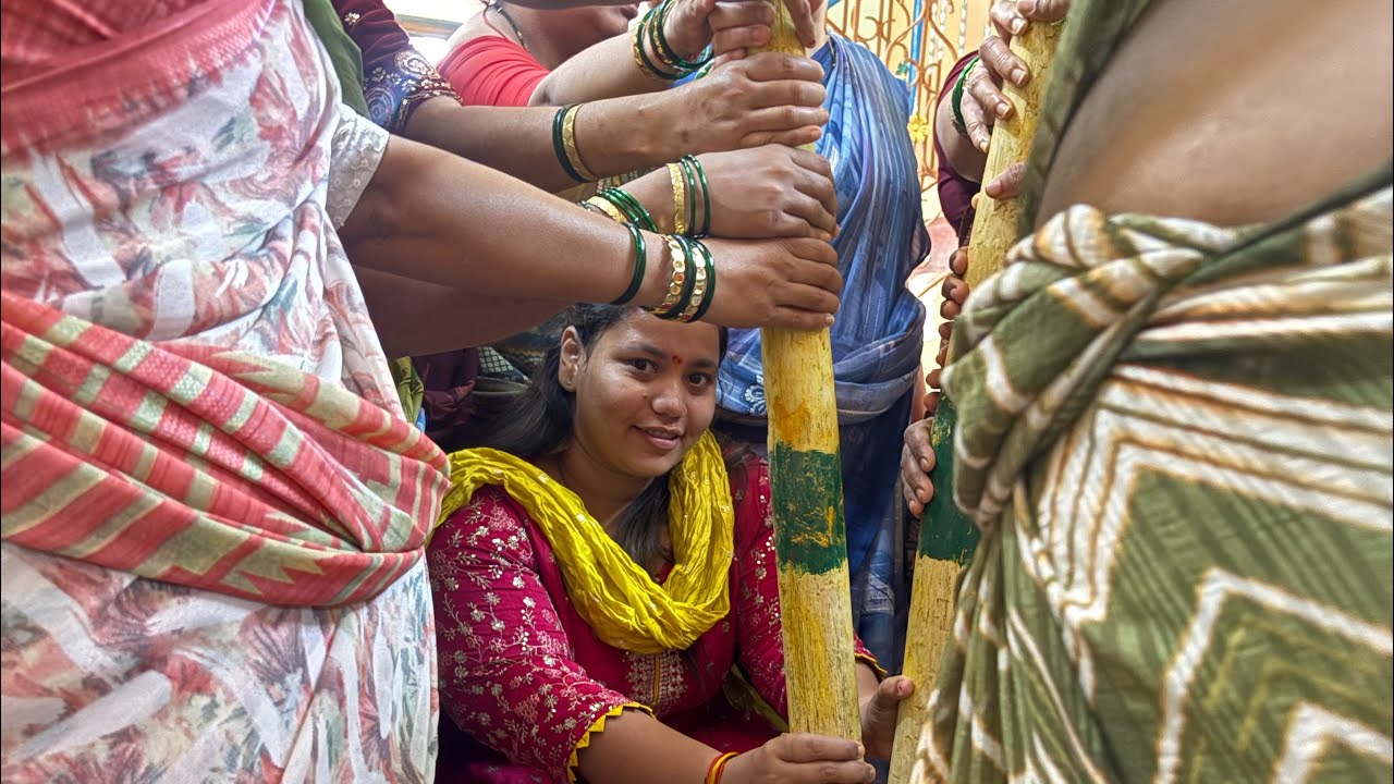 माझ्या लग्नाचा घाणा 🥰॥ बघा कशी पद्धत आहे घाण्याची 🥰॥
