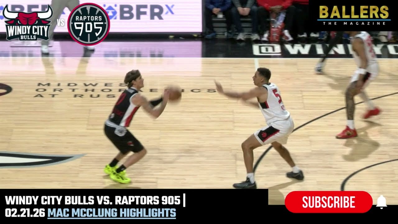 Mac McClung vs. Raptors 905 | Windy City Bulls Highlights | NBA G League | 02.21.26