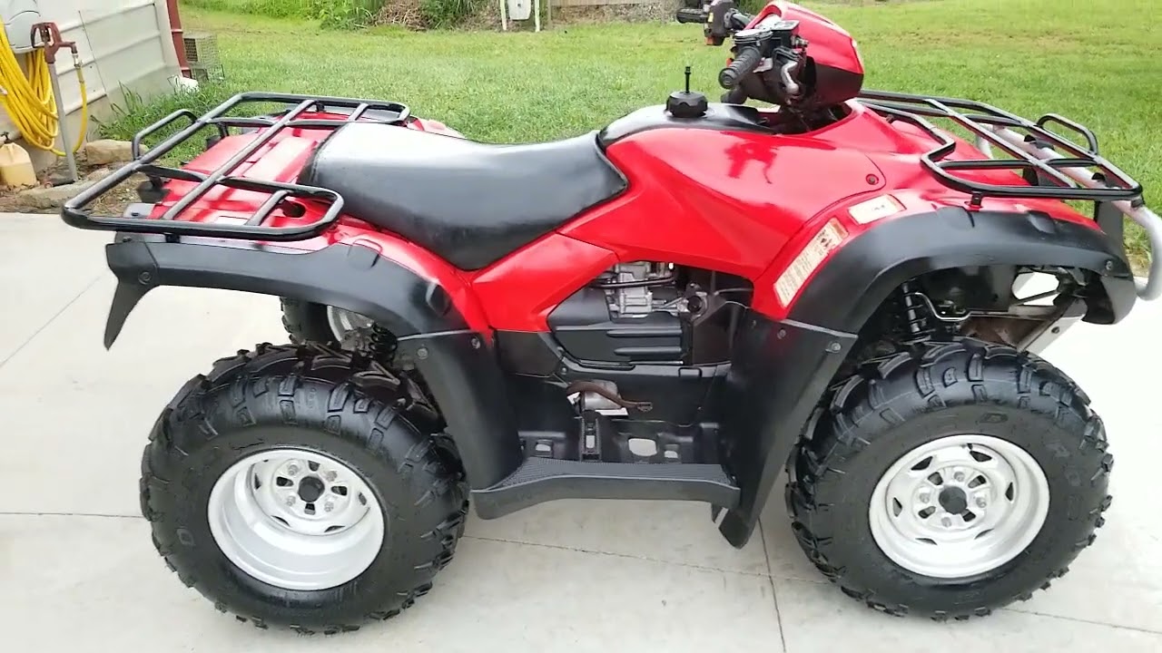 2007 Honda Foreman Rubicon 500 walk-around and cold start