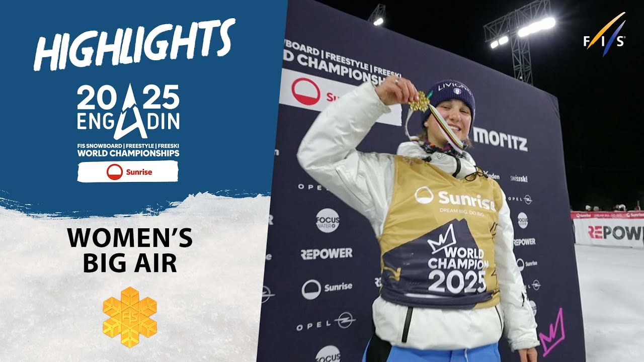 Tabanelli holds off Hoefflin to win Big Air Gold medal | Engadin 2025