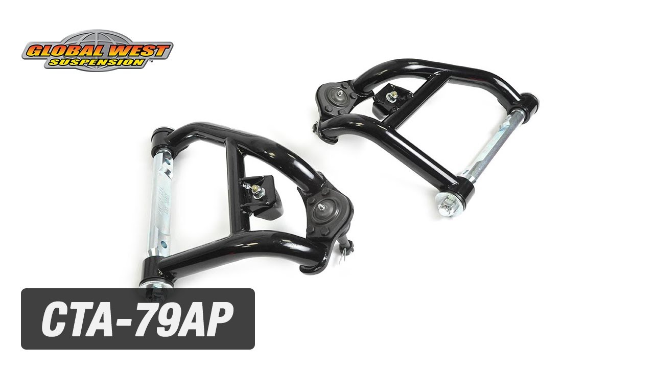 1967-1974 Camaro, Nova & Firebird Tubular Upper Control Arms with Polyurethane Bushings