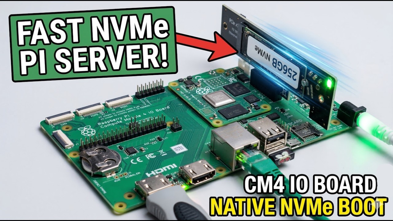 Почему я выбрал Raspberry Pi CM4 в качестве домашнего сервера (с нативной настройкой NVMe)