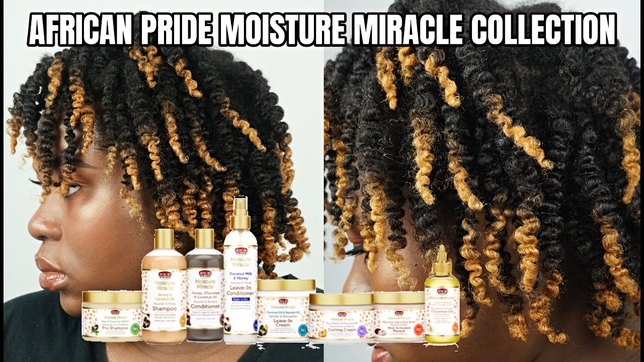 TESTING OUT AFRICAN PRIDE...FINALLY (Moisture Miracle Collection) | Bubs Bee