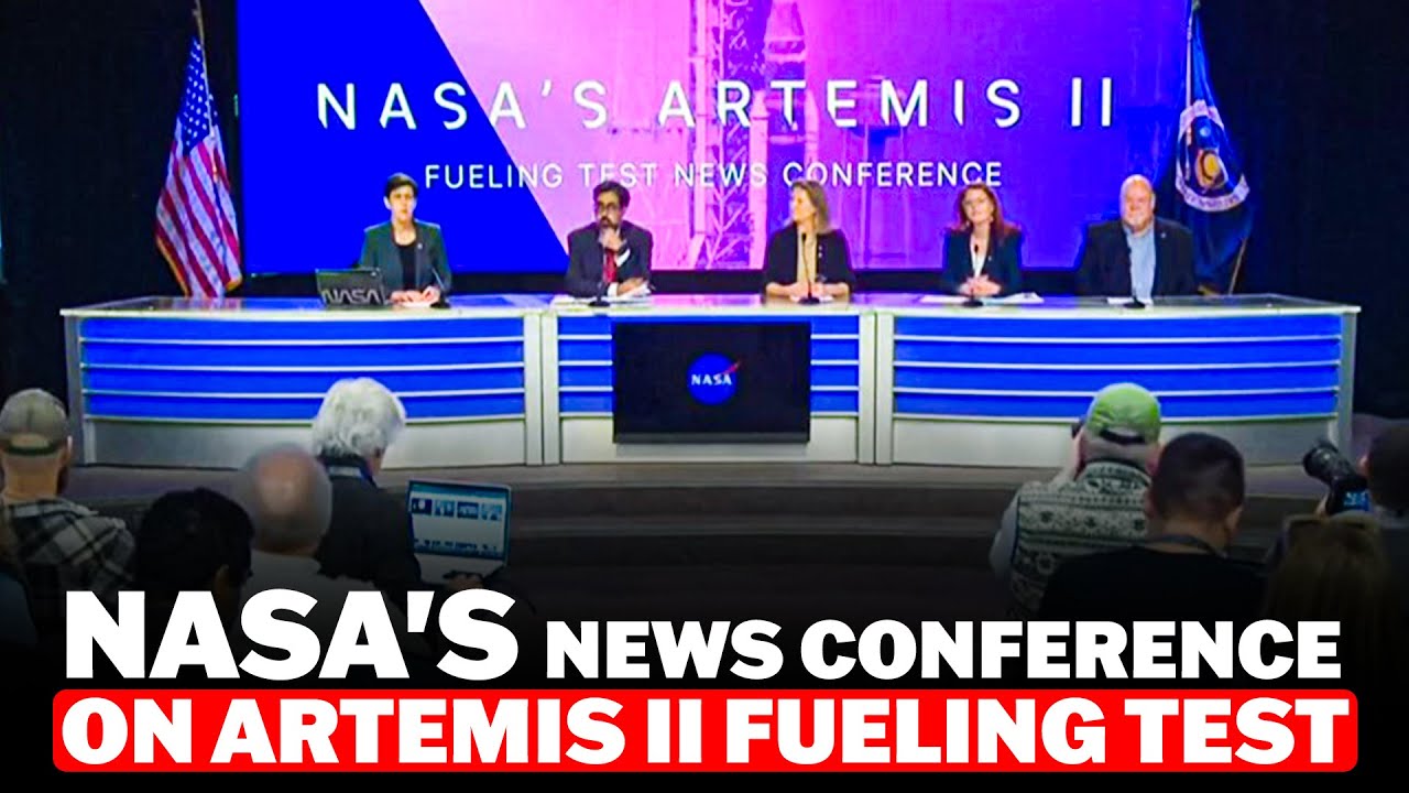 WATCH LIVE: NASA Officials Hold news conference Following Artemis II Rocket Testing