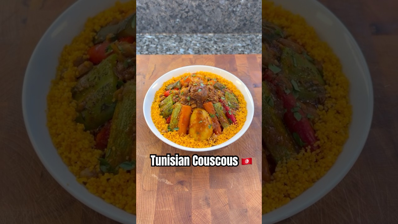 Tunisian Couscous. Tunisia 🇹🇳 #Tunisia #Couscous #TunisianFood #Recipe #PhilMeetsFood