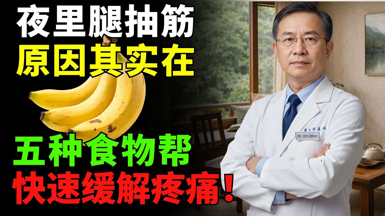 夜間常腿部抽筋睡不好？原因可能不只一個——這5種食物有助改善、長者一定要知道
