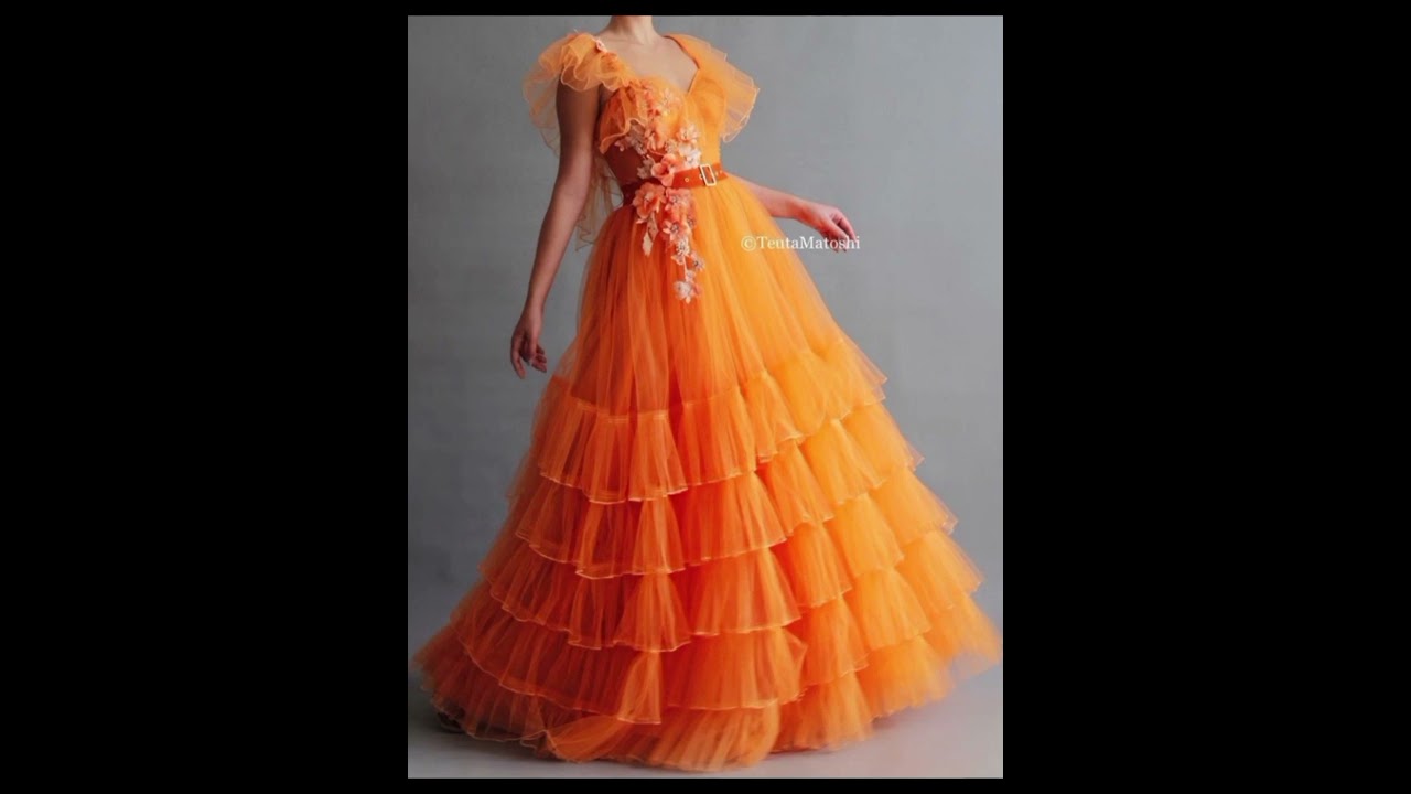 bride yellow  dress 🧡❤️#bride #yellow #beautiful #pattern #display #like #different #nice# wedding