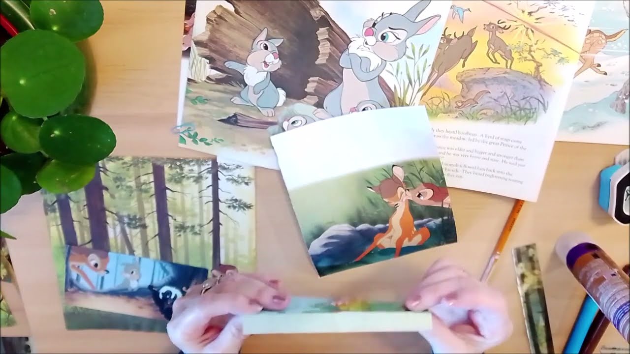 BAMBI ~ LITTLE GOLDEN BOOK ~ Placing PAGES for a Journal. Please Subscribe