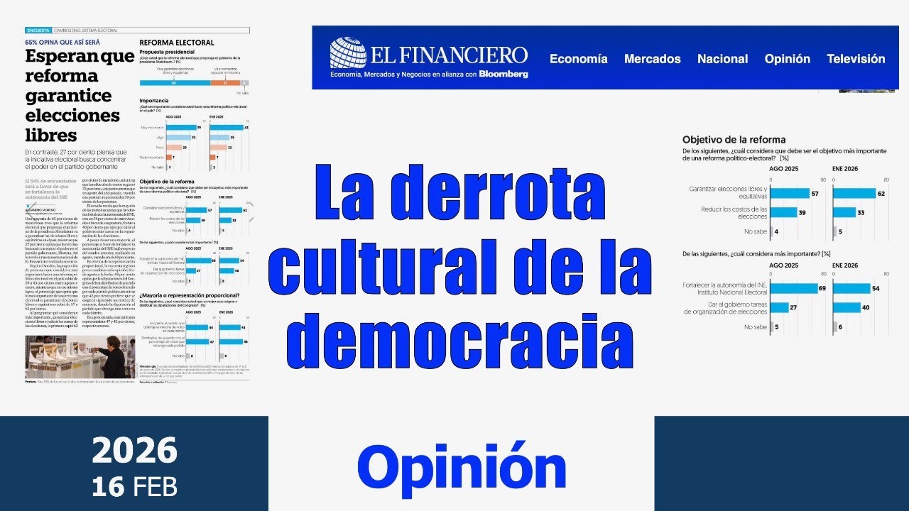 Opinión. La derrota cultural de la democracia