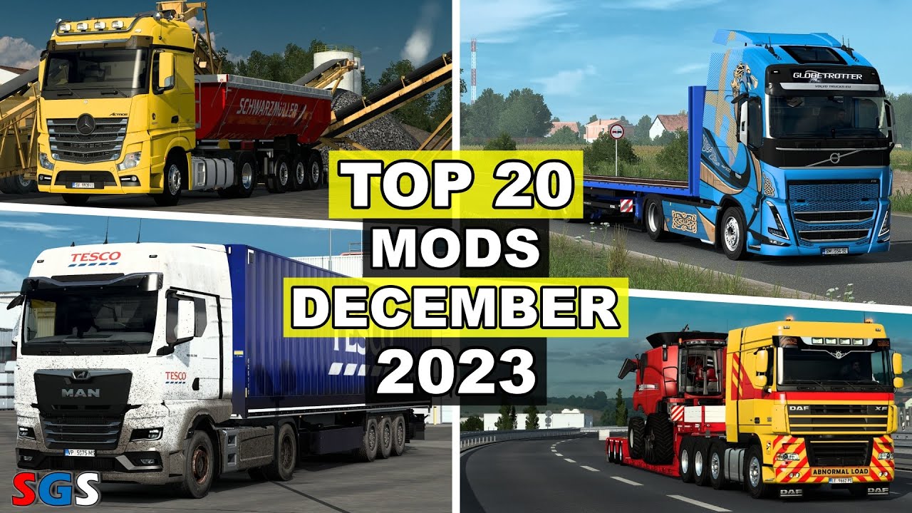 |ETS2 1.49| TOP 20 MODS - DECEMBER [2023]