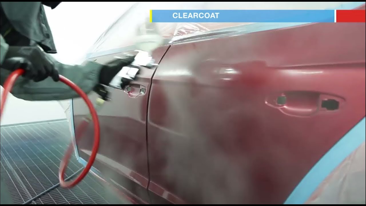 Efficient repairs of 3-layer finishes