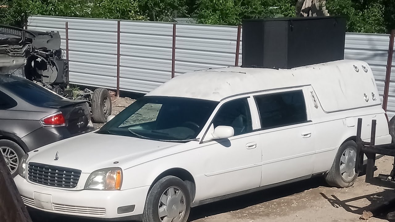 The Last Ride... A Hearse gets Crushed