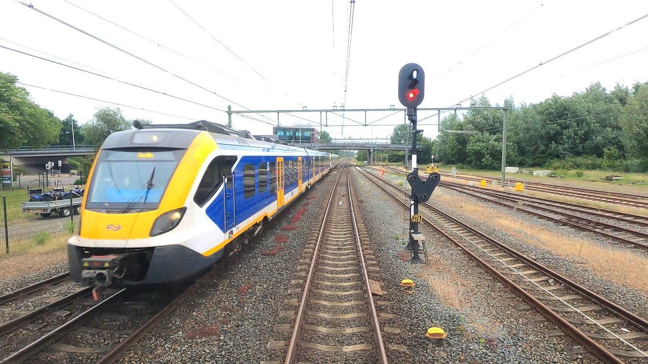 4K Cabinerit Zwolle - Leeuwarden. (Leeg mat rit) 14-06-2024