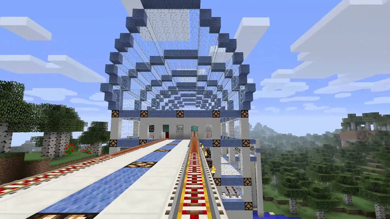 MRT Forest Line Timelapse (Minecraft 1.7.10)