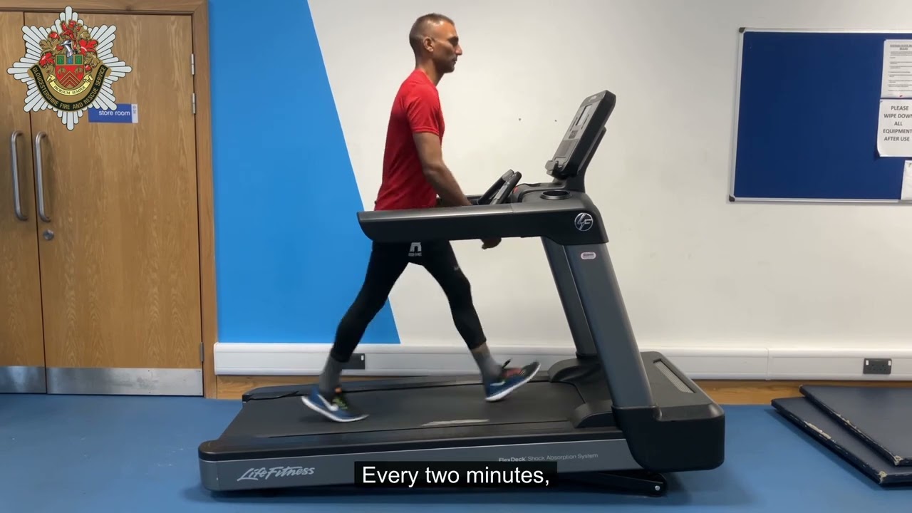 Treadmill test - Gloucestershire Fire and Rescue Service