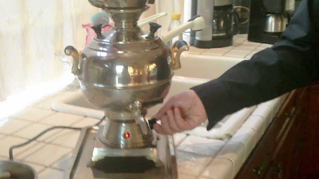 Приготовление восхитительного расслабляющего персидского чая с помощью электрической чайника «Sam...