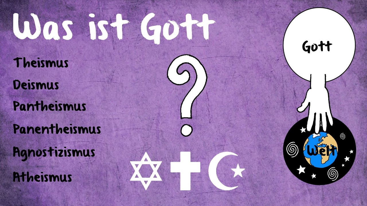 Was ist Gott? (Theismus, Pantheismus, Agnostizismus...)