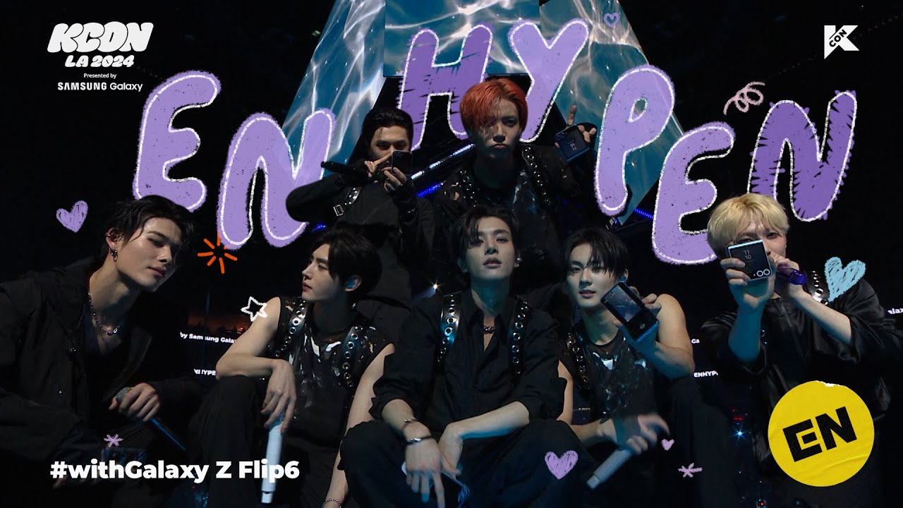ENHYPEN - Polaroid Love #withGalaxy Z Flip6 | SPECIAL MV | KCON LA 2024