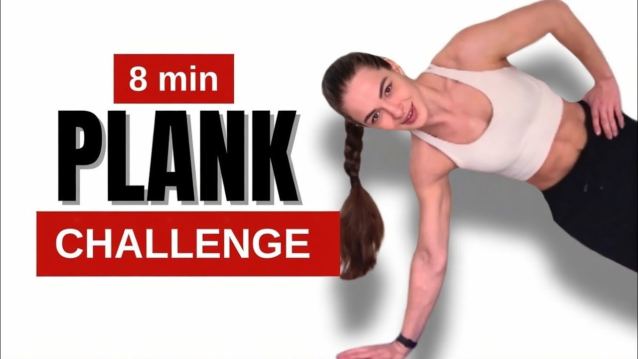 8 Min Non-Stop Plank Challenge 🔥 Can You Finish This Core Workout?