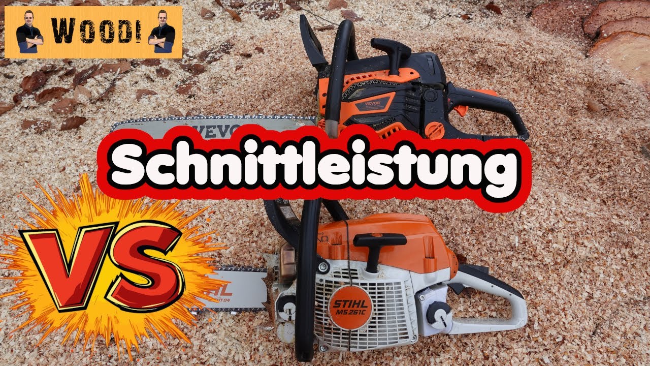 Vevor vs. Stihl MS 261 – Wer sägt wirklich schneller? Ist die Chinasäge besser?